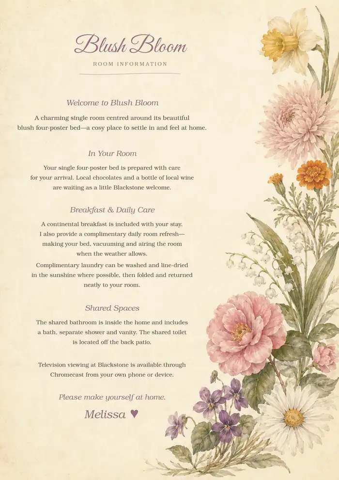 Blush Bloom at Blackstone